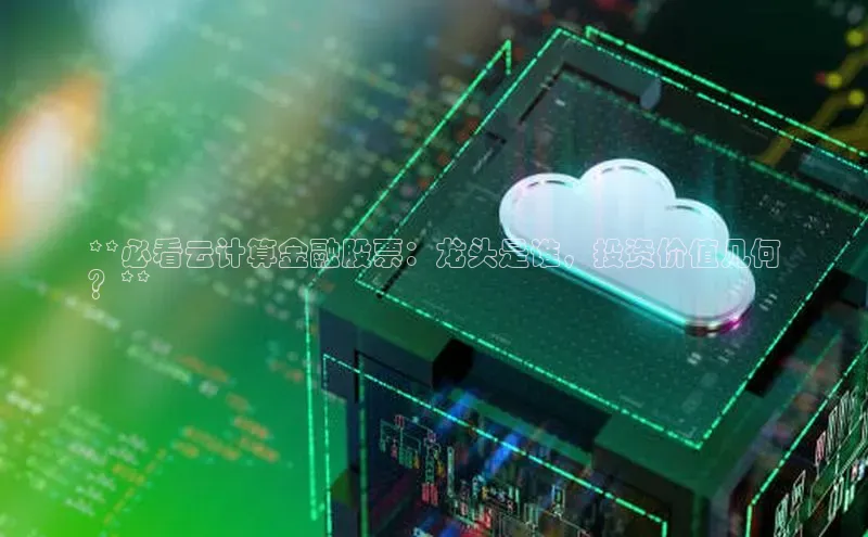 凯捷携程**必看云计算金融股票：龙头是谁，投资价值几何
？**